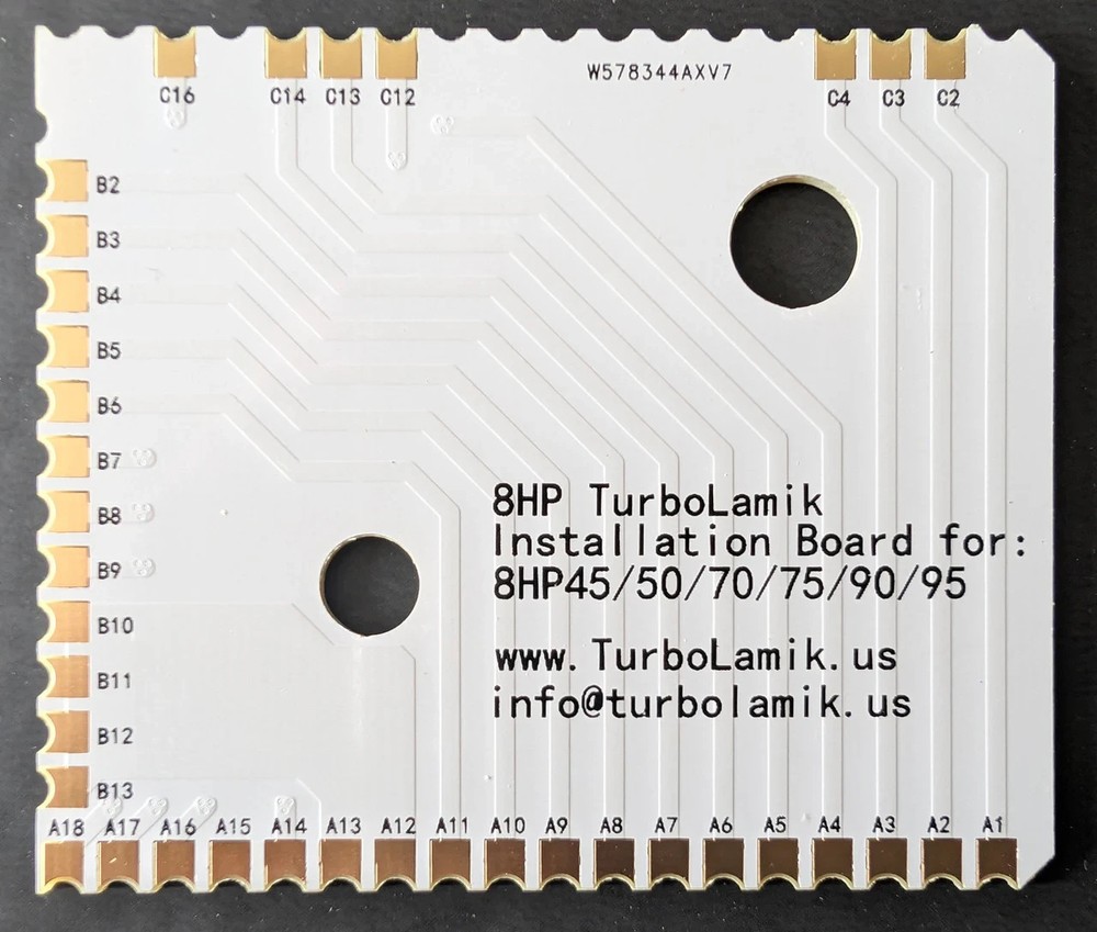 ZF 8HP/Turbolamik TCM Mechatronics Modification and PCB Install Service