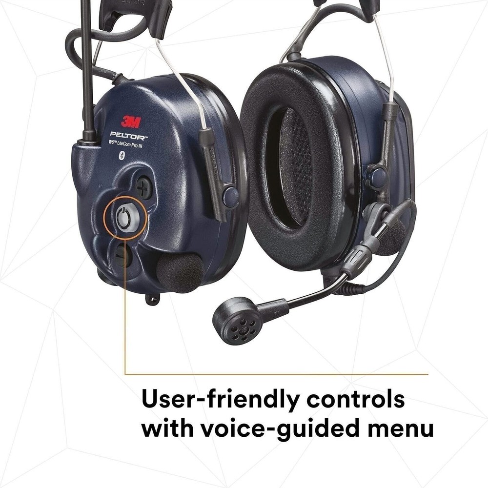 3M PELTOR LiteCom PRO III Headset, Headband, Professional Grade