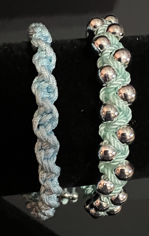 Handmade Macrame Bracelets Set Of 2