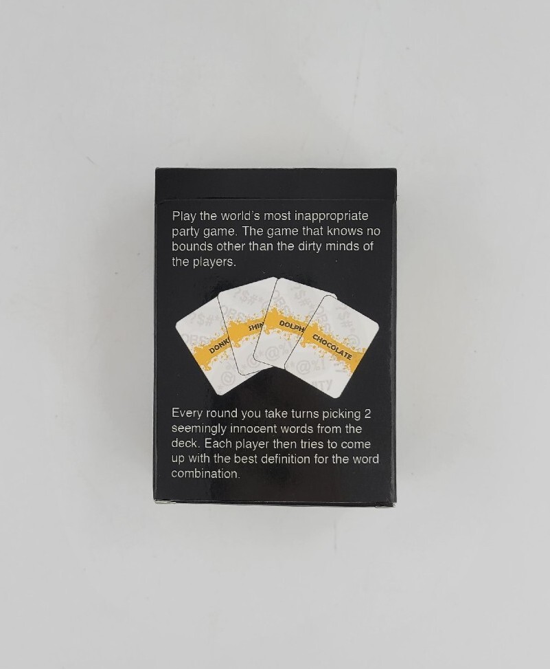 Mobscenity - The Totally ?$#*@%! Up Party Game