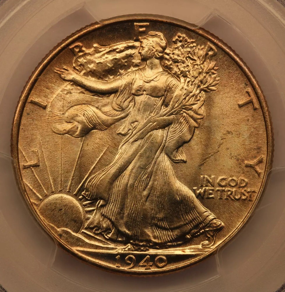 1940 Walking Liberty Half Dollar PCGS MS65