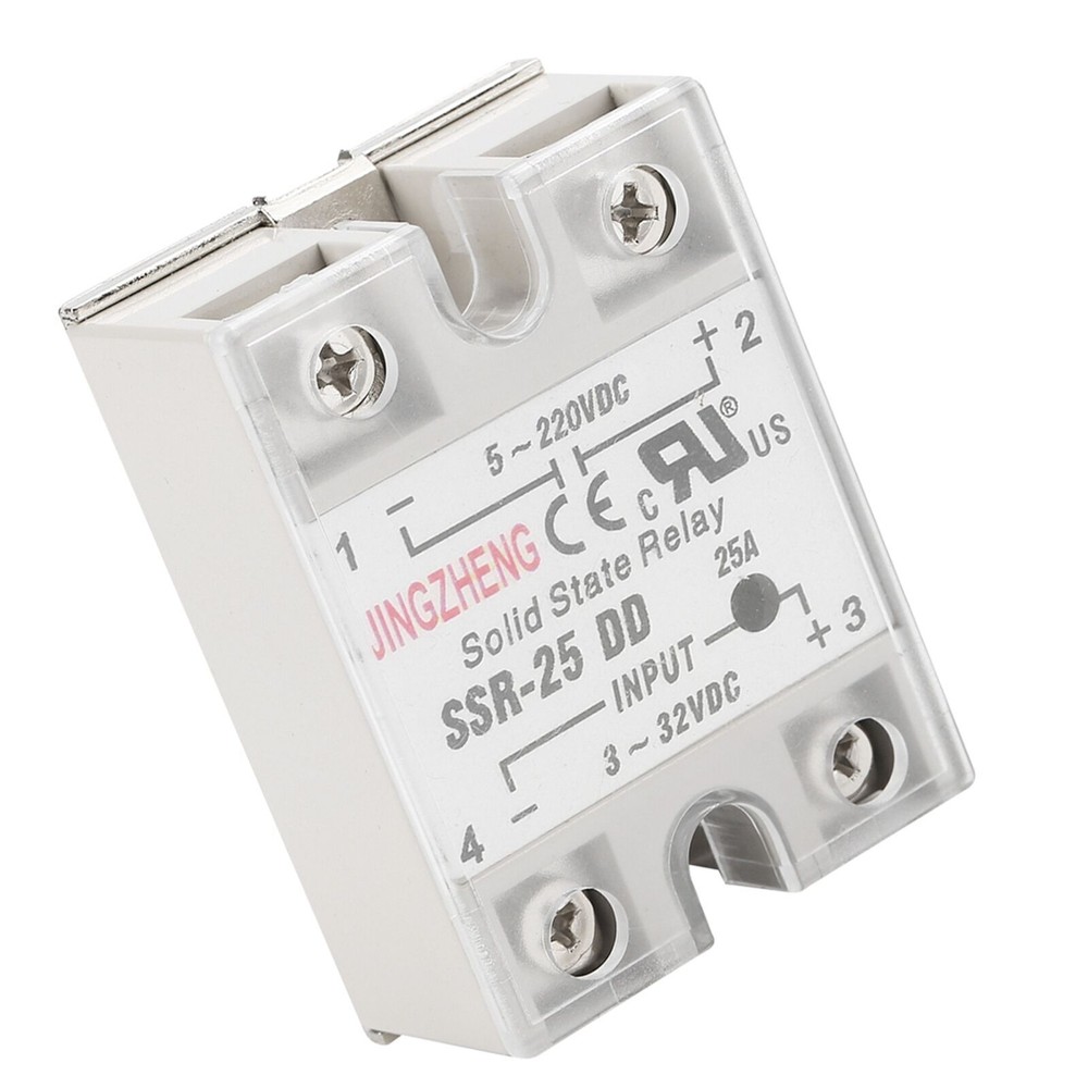 SSR-25 DD 25A 5-220VDC Solid State Relay For Industrial Automation Process