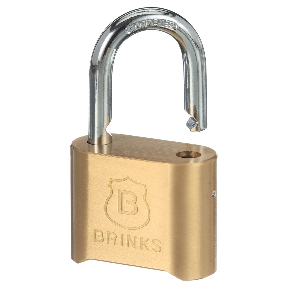 50mm Solid Brass Resettable Combination Padlock with 1 Inch Shackle