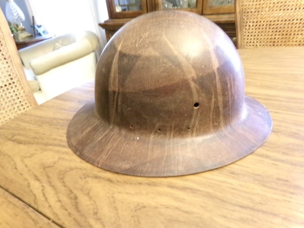 Vintage Army Hard Hat Helmet