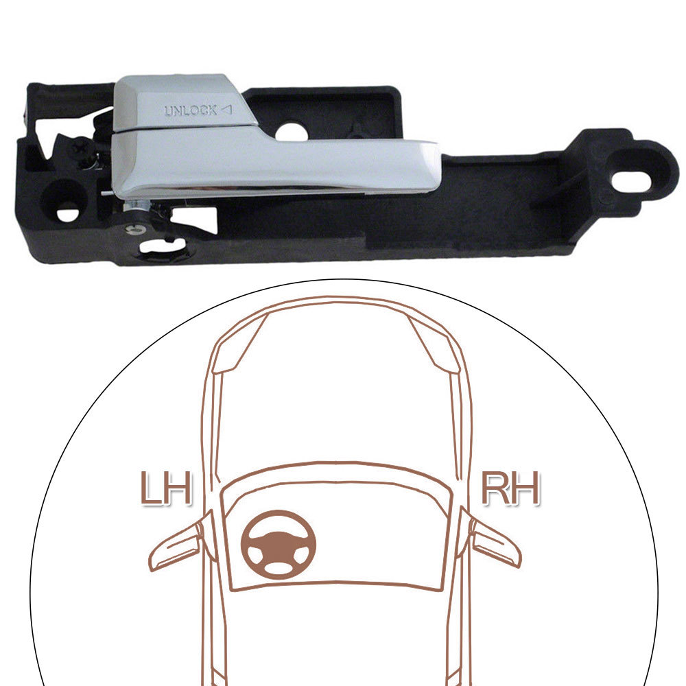 For Ford Fusion 2006-2012 Front Inner Inside Door Handle Chrome Left Driver Side