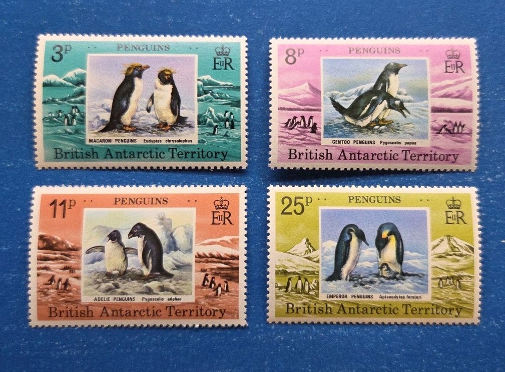 British Antarctic Territory Stamps, Scott 72-75 Complete Set MNH