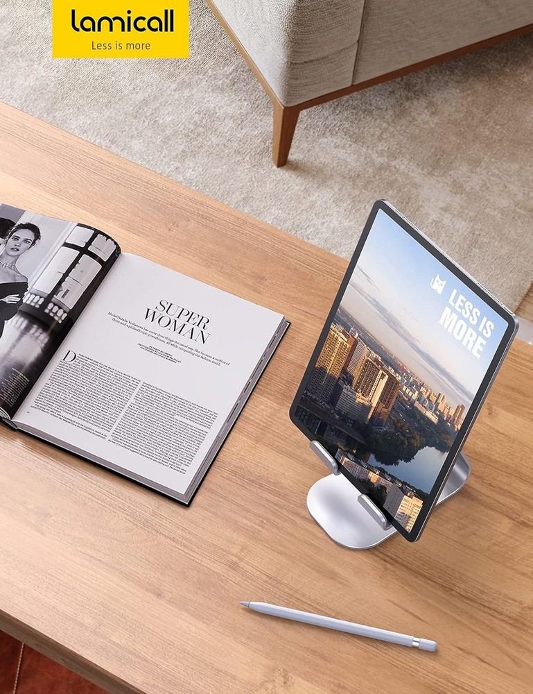 Light Gray Stand 4-13 Tablet Silver