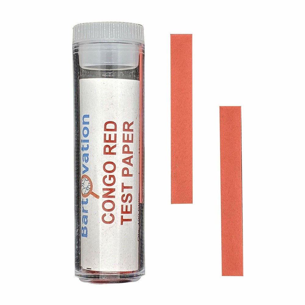 Congo Red Test Paper PH Strips (3.0-5.2) 100 Strips