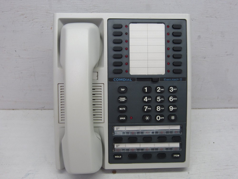 Comdial Executech II 6614E Phone(6614-E-PG)(Grey) (14 In-Stock)