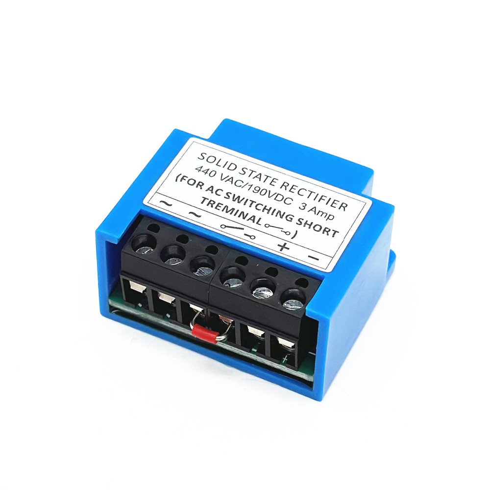 SOLID STATE RECTIFIER 440VAC/190VDC 3Amp half wave brake rectifier module
