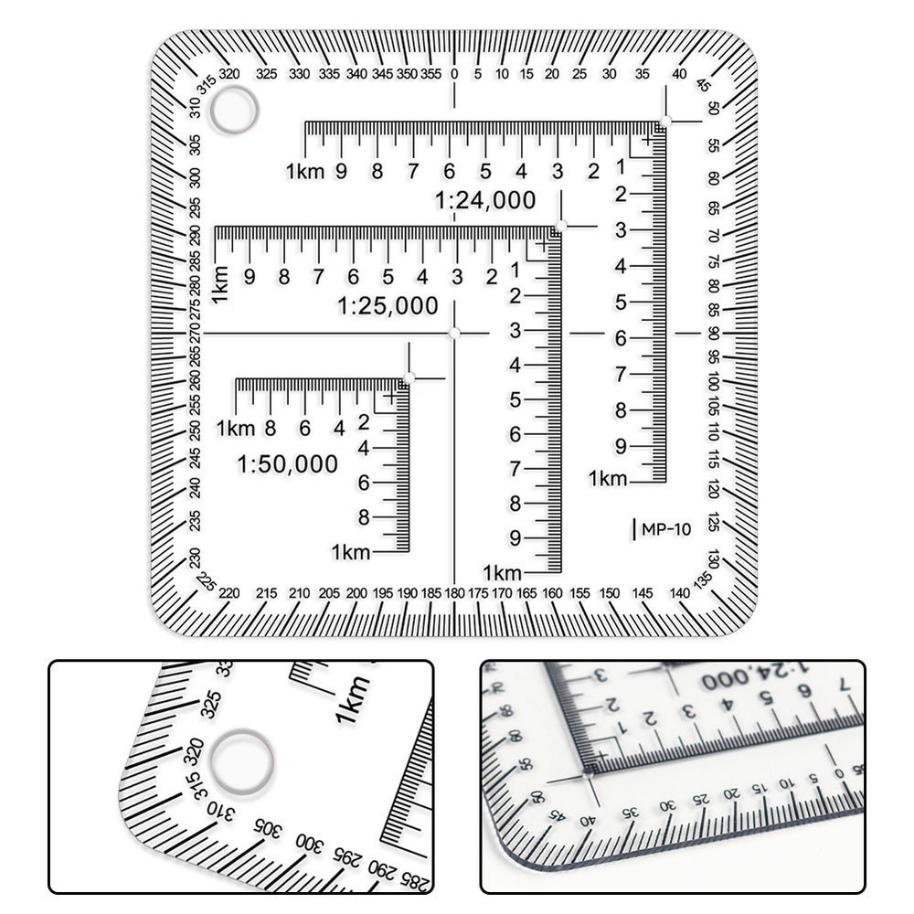 Easily Operable Geographic Coordinate Ruler for Engineers and Students