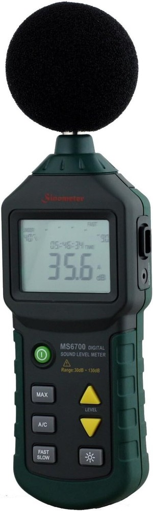 Tekpower MS6700 Auto Range Digital Sound Level Meter Tester