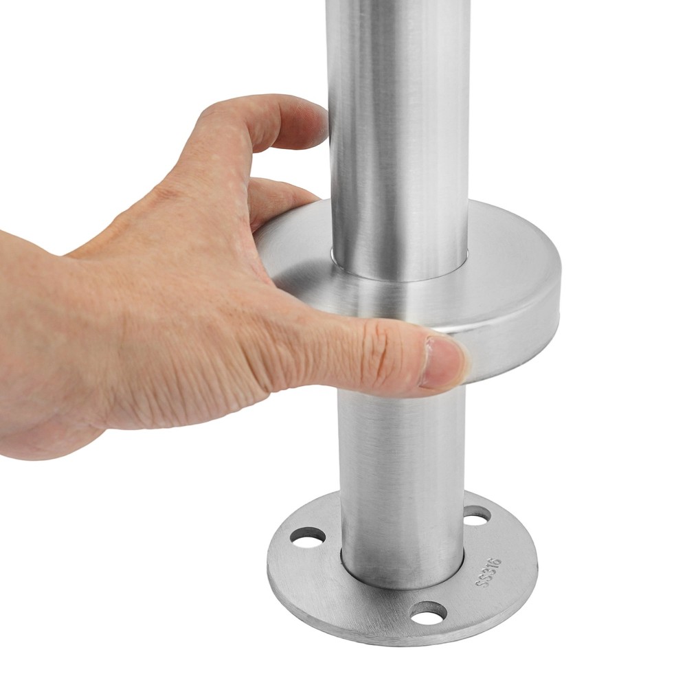 Corner Column Post, Stainless Steel Coner Post, Corner Post for Glass Railing