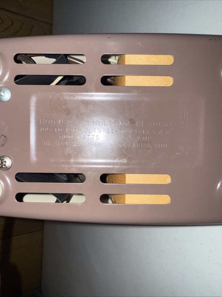 Hoover Solid State Blender Model 8960 TESTED AND WORKING GREAT.