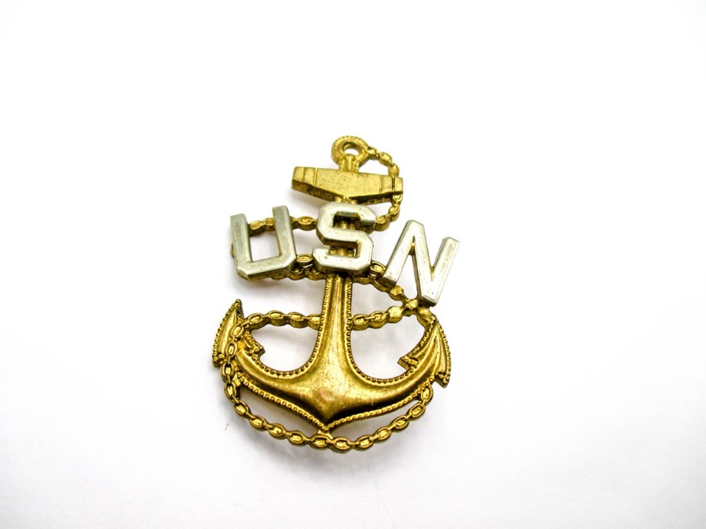 Vintage Navy Pin Anchor Rope with old Clasp
