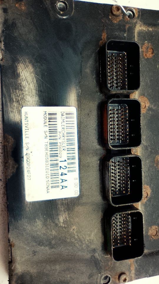 Engine ECM Electronic Control Module Right Hand Fender Fits 03 DURANGO 1264194