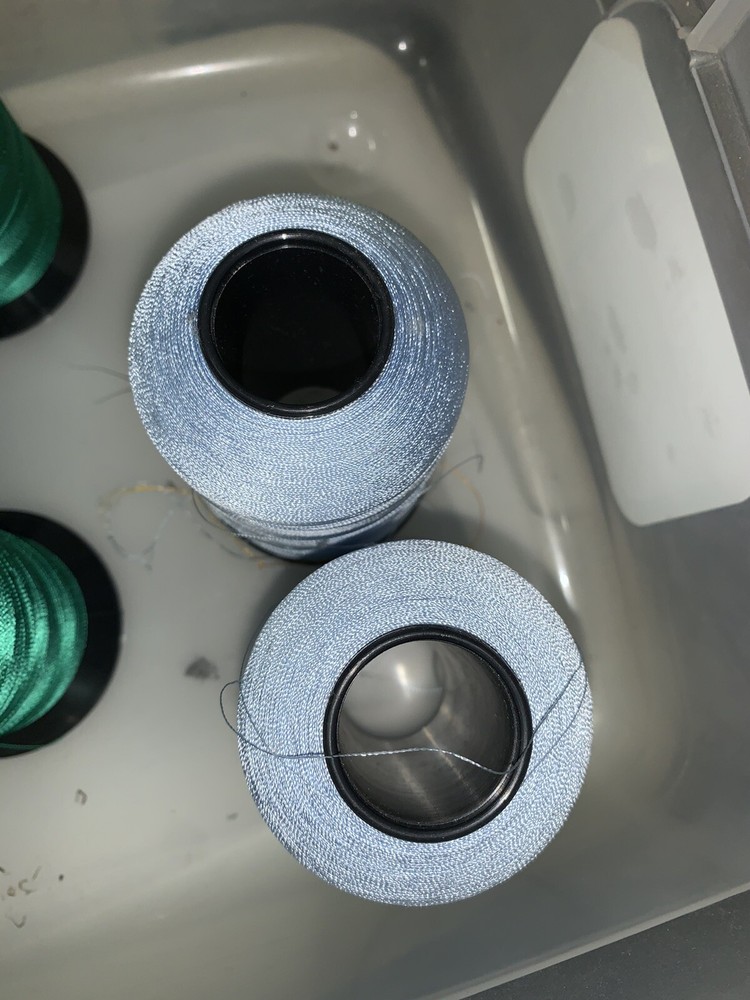 spools of embroidery threads