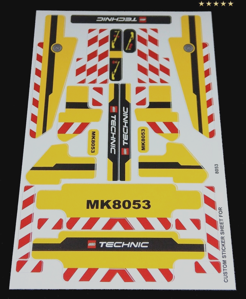 Custom stickers for 8053 replacement stickers for 8053