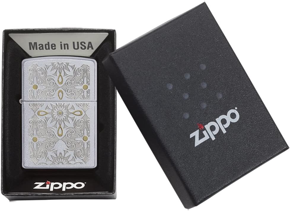Zippo Classical Curve Satin Chrome 28457