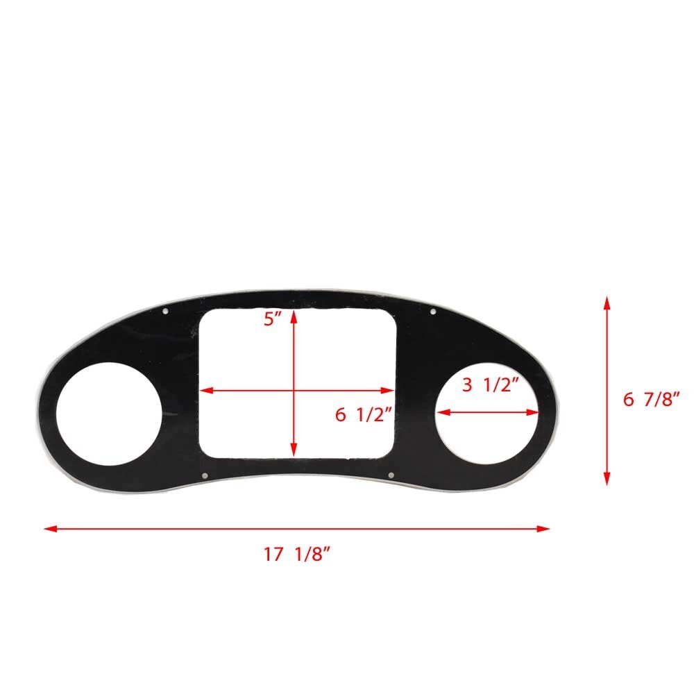 Ranger Boat Blank Chartplotter Panel 7202811A | 198 Silver Black