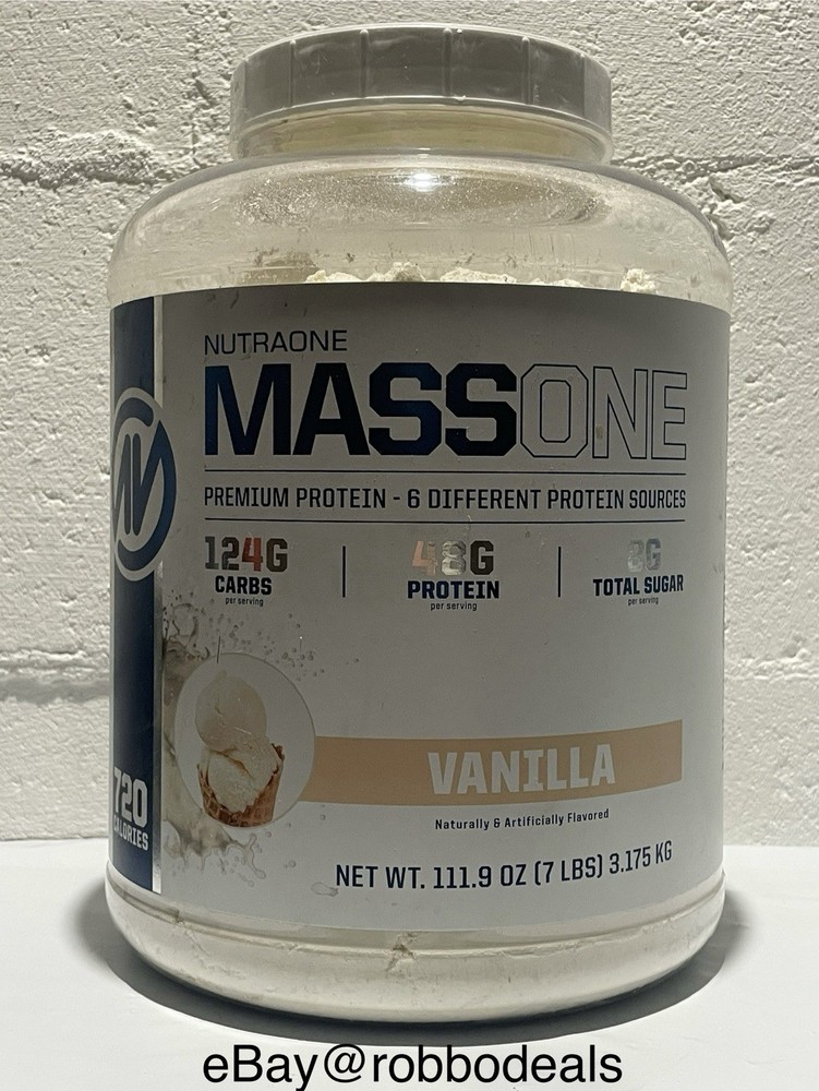 Vanilla Nutraone MassOne 111 oz Premium Protein