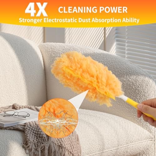 Count Duster Refill for Swiffer Duster with 1 Handle - 360° Multi-Surface 18