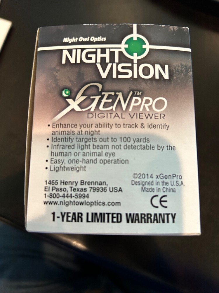 BRAND NEW Night owl optics night vision monocular