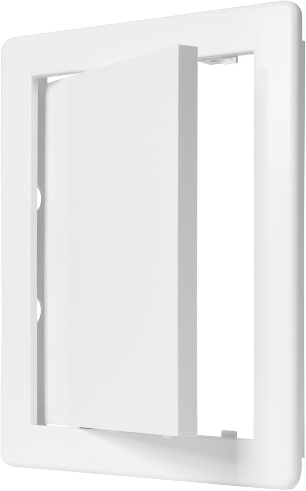 6" X 8" White Plastic Access Panel. Service Shaft Door Panel. Plumbing, Electric