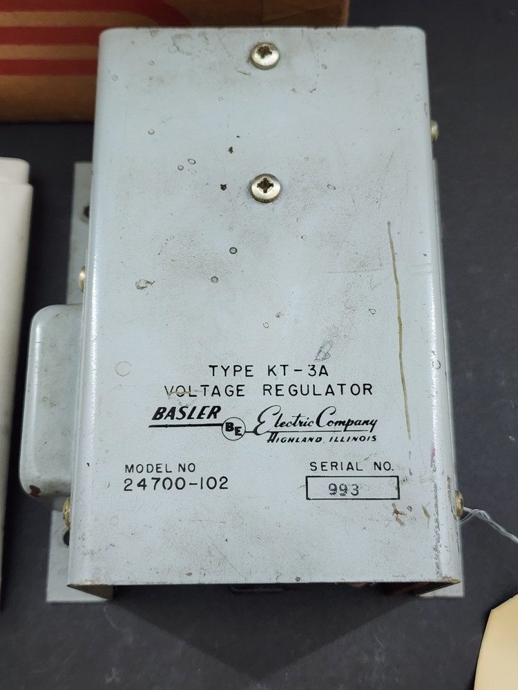 Repaired Basler KT-3A Voltage Regulator24700-102