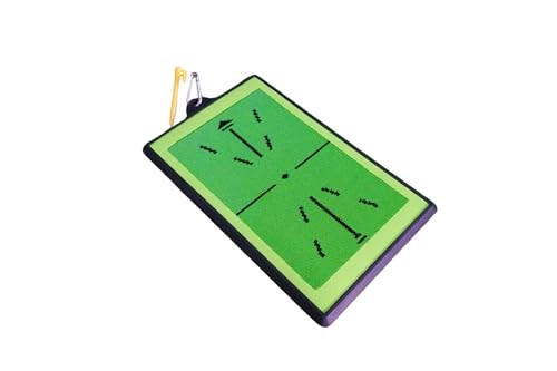 Golf Swing Path Trainer Mat – Instant Feedback for Swing Plane, Club Path, and