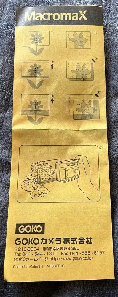 Working MacromaX FR-350 camera with Bonica multi snapper underwater camera kit