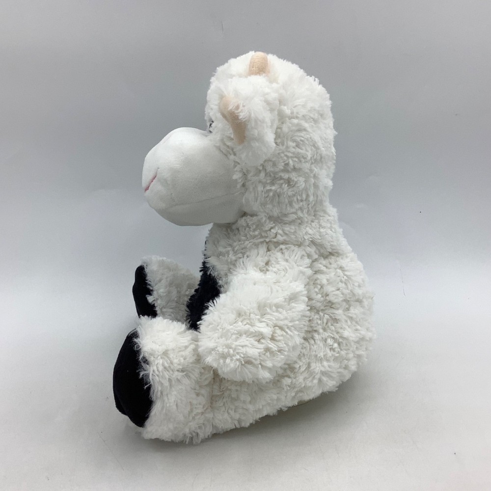 Dairy Cow Hand Puppet Plush 8” White & Black Spots This & That