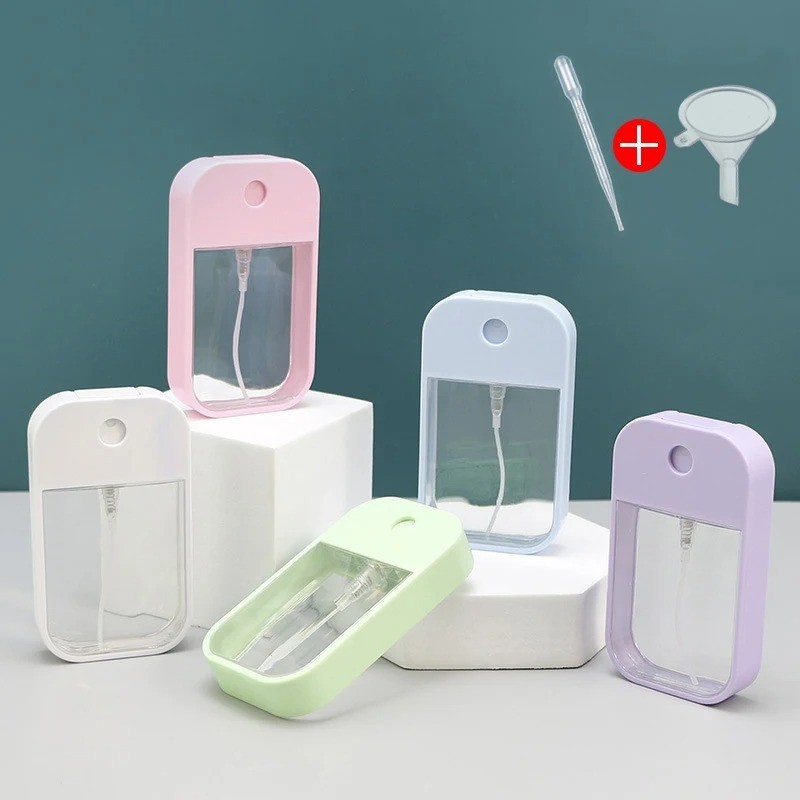 45ml Card Perfume Spray Bottle Plastic Refillable Mist Travel
