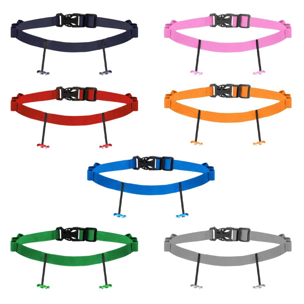 Triathlon Race Number Belt Men Women Portable Practical Accessory Adjustable