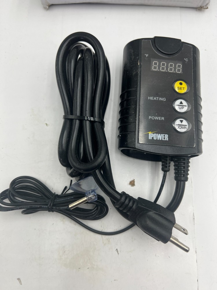 Ipower GLHTMTCONTROL Digital Heating Temp Controller Thermostat Black