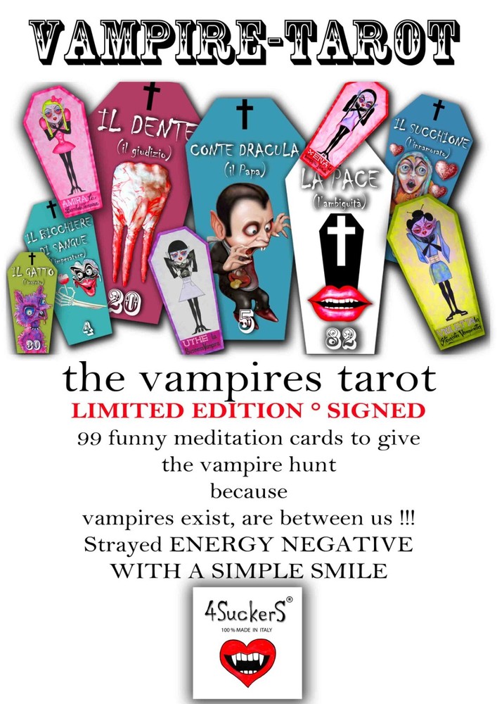 tarot card deck comics vampire cards limited edition dracula oracle playing game