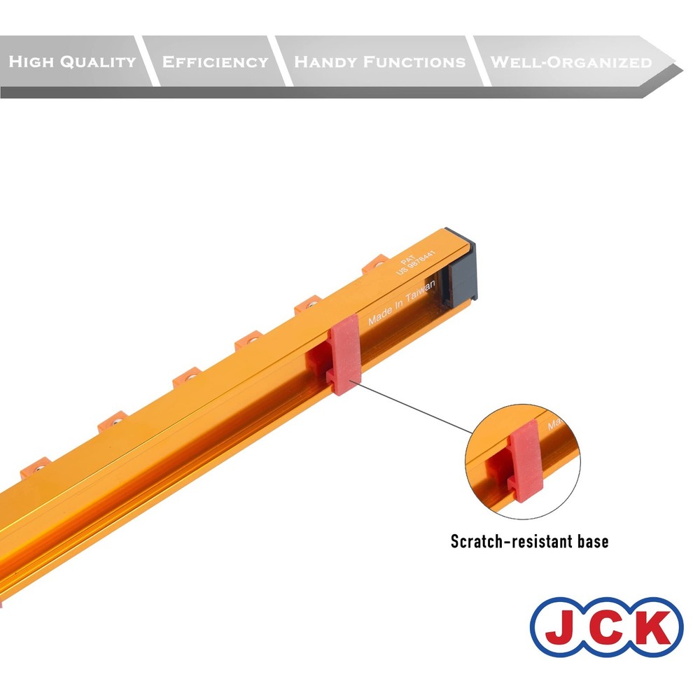 JCK Professional Quality Aluminum 3/8" Socket Organizer