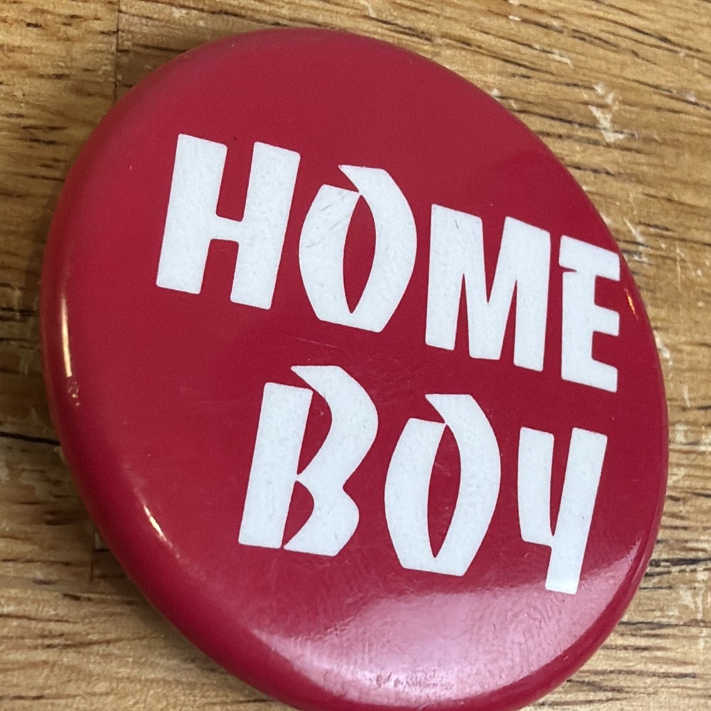 Vintage Home Boy Button Pin