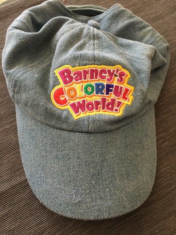 Barney's Colorful World 2003 denim baseball hat