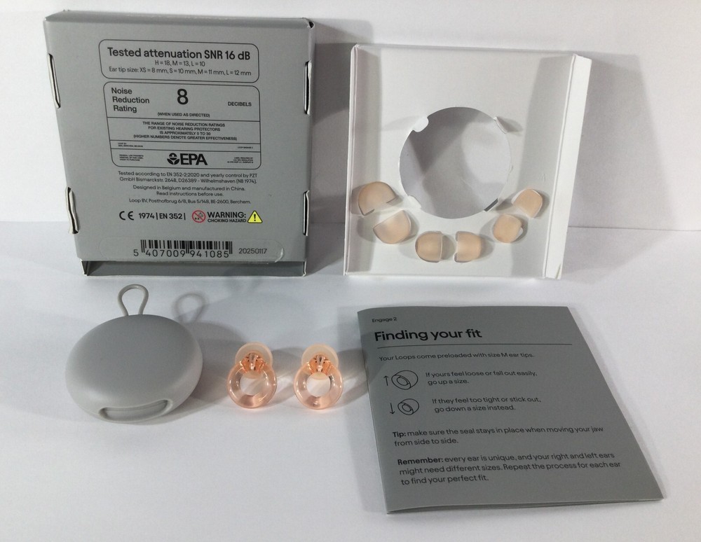 Loop Engage 2 Ear Plugs Everyday Noise Relief with Clear Speech