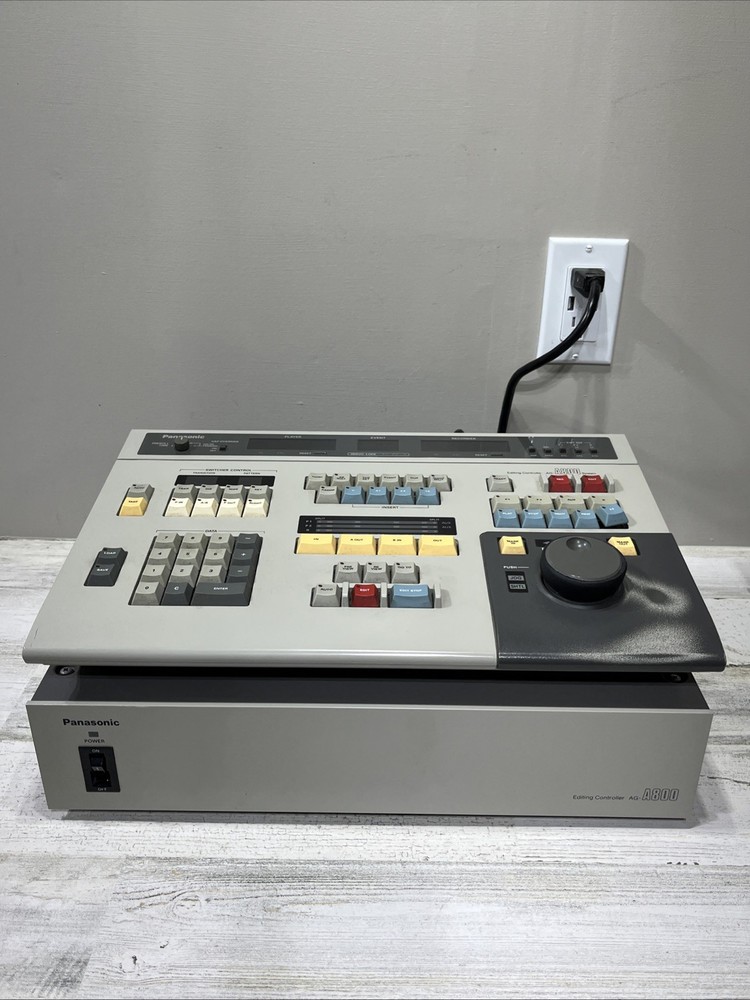 Panasonic AG-A800 Commercial Editing Controller System Powers On Untested *Read*