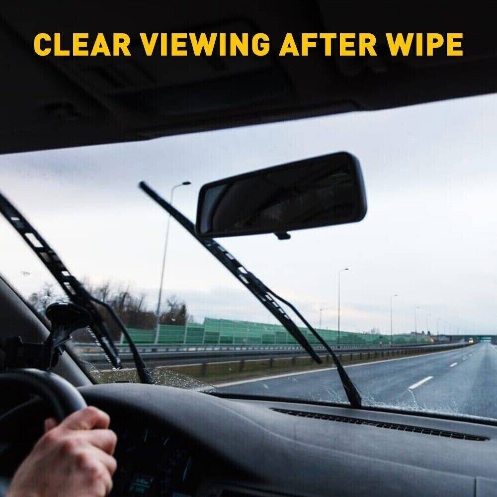 4PCS Car Windshield Wiper Blades Refills 28" Adjustable Size For Universal Repla