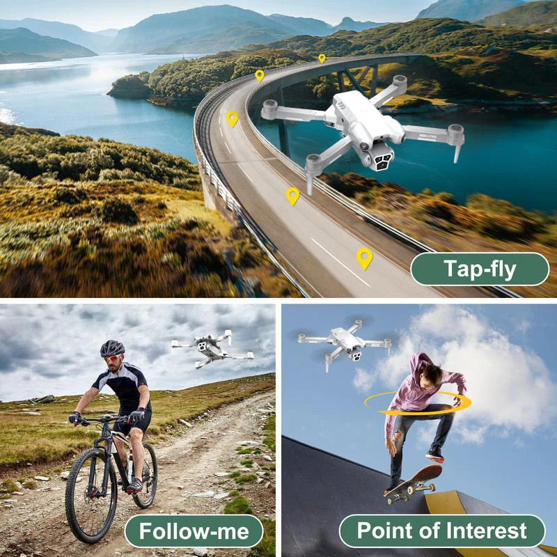 H10 drone, 8K camera intelligent obstacle avoidance, optical flow positioning pr