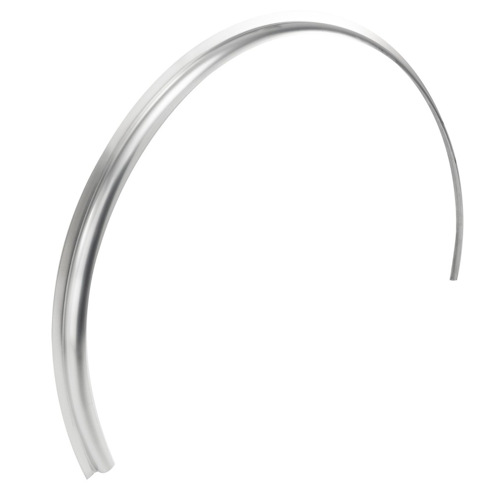 RecPro Trailer Fender Flare 1" x 36" x 26" | Smooth Aluminum or Tread Plate