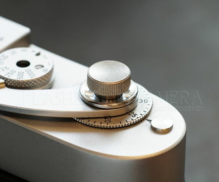 NANIGASHI Shutter Release Button BRASS SILVER ' LARGE ' L Size #015203