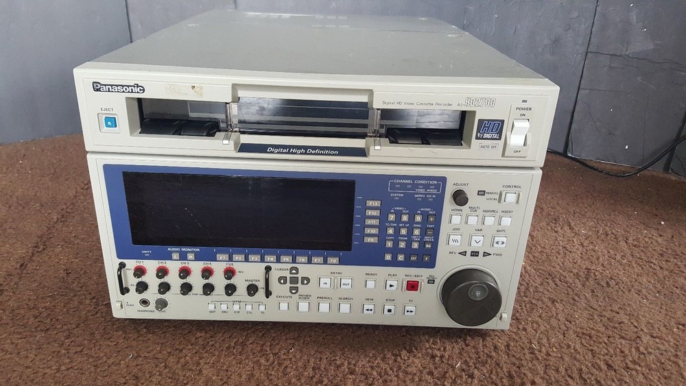 Panasonic AJ-HD2700P AJ HD2700 High Definition 6U Digital D5 Player Recorder