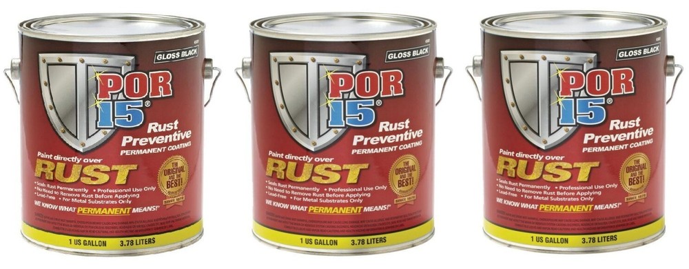 POR-15® (SILVER)  Rust Preventive Permanent Coating 45301 (3 Pack)