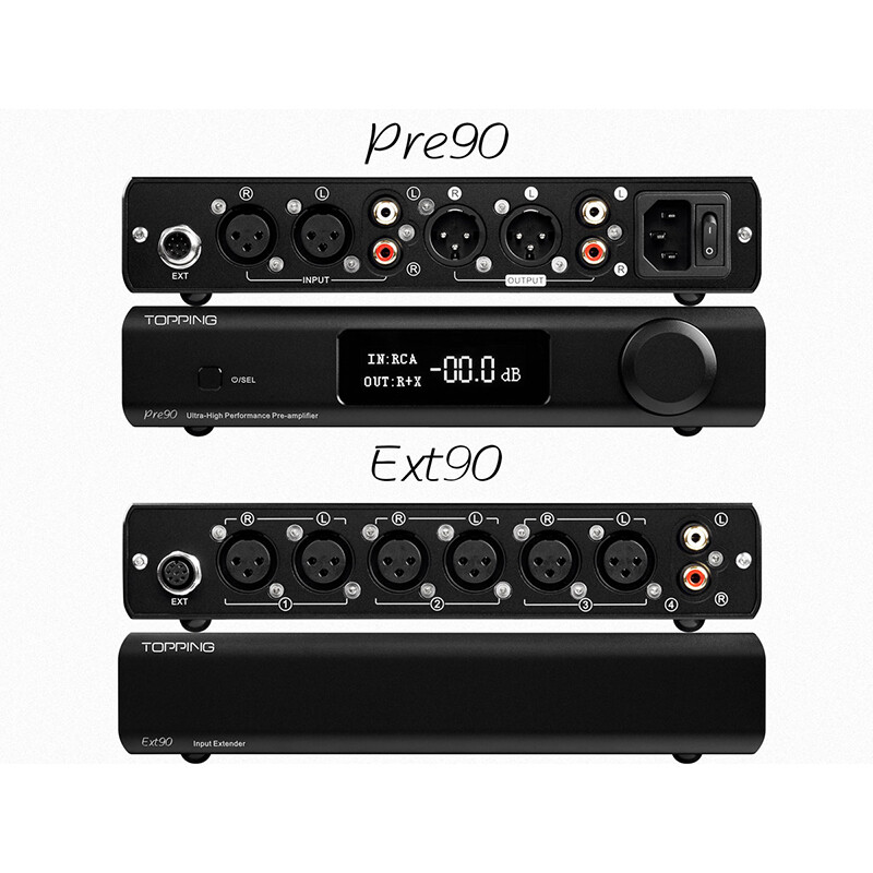 TOPPING Pre90 Preamplifier Or Ext90Input Extender NFCA Module Output Combination