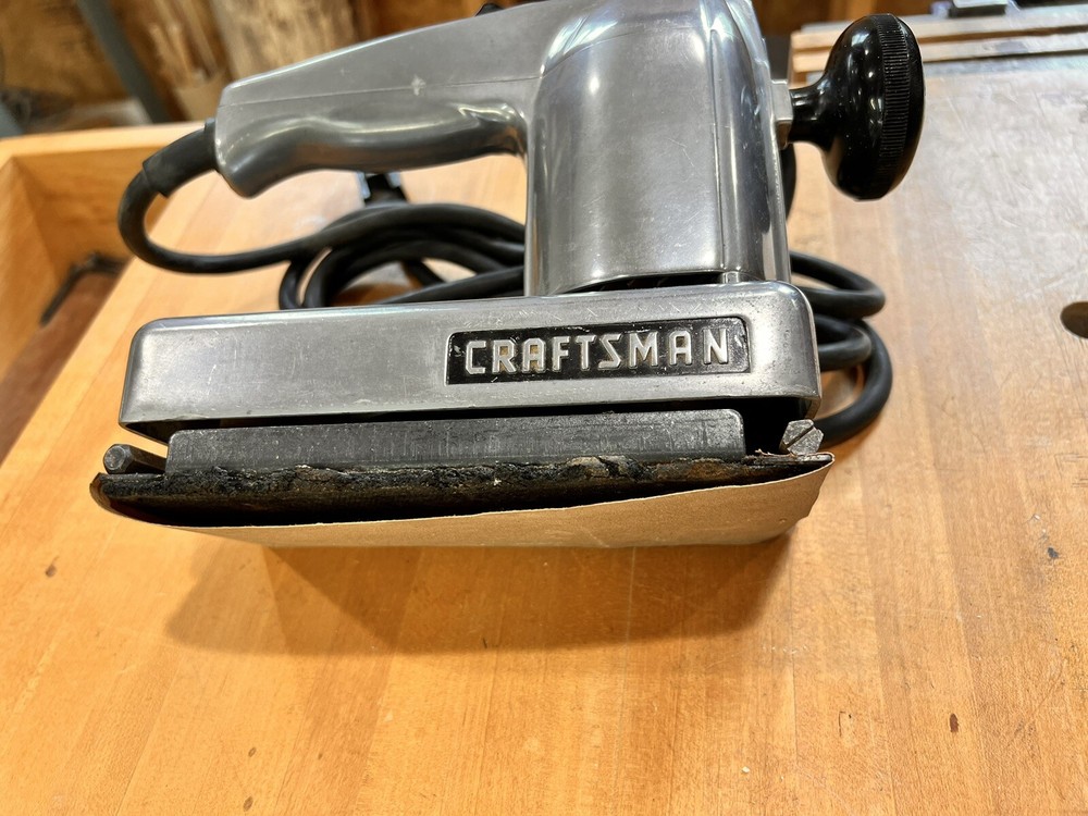 VINTAGE CRAFTSMAN TOOLS PAD SANDER, DUAL MOTION, Model 22462