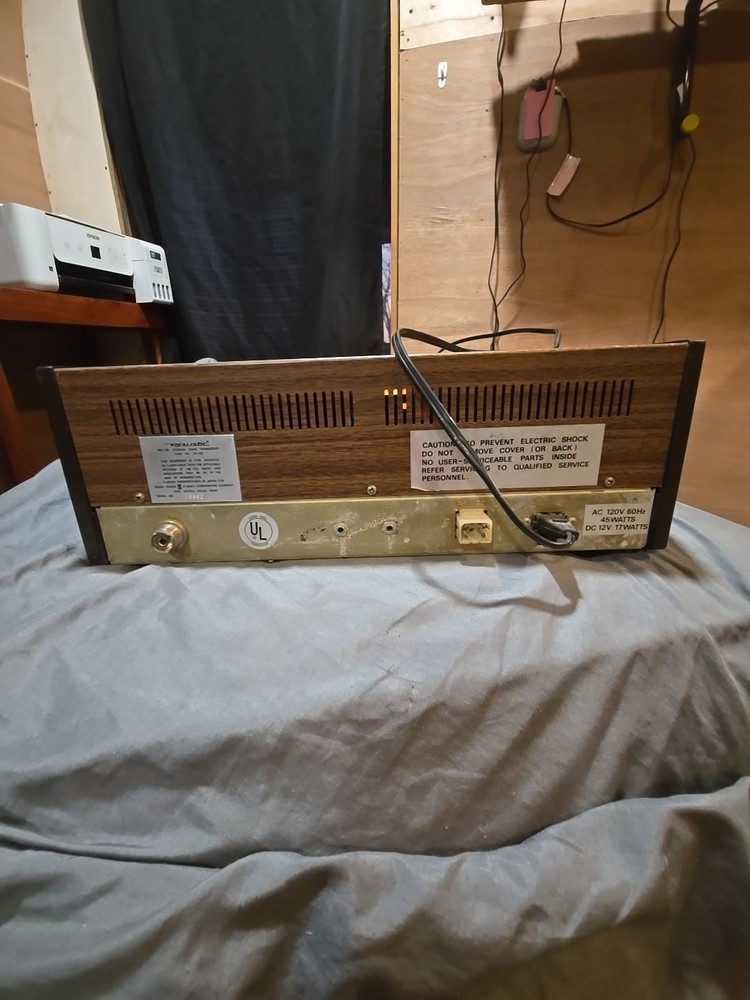 Vintage Realistic TRC-55 CB Transceiver Needs Mic